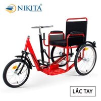 Xe Lăn Lắc Tay 3 Bánh Cho Người Khuyết Tật