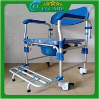 xe lăn Lucass GX-200 kết hợp ghế bô vệ sinh