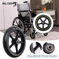 Xe lăn MILTER Bánh trước, Bánh xe mua sắm chống mài mòn chống trượt, Thay thế đa năng Xe đẩy du lịch 8 inch Phụ kiện xe lăn
