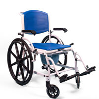 Xe lăn tắm đẩy 606BL có bô vệ sinh