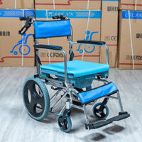 Xe lăn tắm đẩy bô vệ sinh 606 nhựa PU chống nước