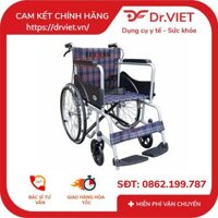 Xe lăn tay LUCASS X97-X97J-X97JB thắng tay phù hợp cho người già, người bệnh, người khuyết tật - X97J thắng, bánh căm - X-97JB