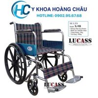 Xe Lăn Tay Vải Ca-rô, bánh mâm Lucass X-9B  X9B  Tiêu Chuẩn Mỹ