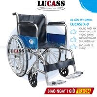 Xe Lăn Tay Vải Da Simili Lucass X-9 (X9)