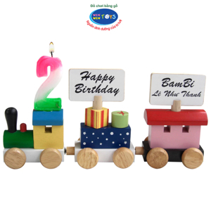 Xe lửa hình nến Winwintoys 63282