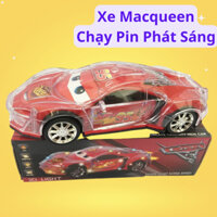 Xe Macqueen chạy đa năng phát sáng di chuyển vượt chướng ngại vật cho bé vui chơi