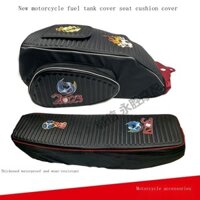 Xe máy 125 Universal Waterproof chống mưa dày đặc Xoay Đèn Light Ride 150 Túi đựng bình xăng cộng v