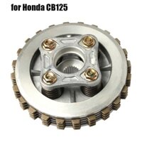 Xe Máy 4P Tấm Ma Sát Bộ Ly Hợp Cho Xe Honda CB125 ACE CB CG XL 125 KYY CB125F Hoàn Chỉnh Thiết Lập Ly Hợp Trống Assy Một Phần