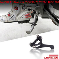 Xe Máy Bàn Đạp Chân Chân Đế Dụng Cụ Phụ Trợ Bên Đứng Thanh Trợ Lý Thanh Hỗ Trợ Cho Ducati Monster1200 821 797 1100 796 696