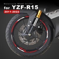 Xe Máy Bánh Xe Miếng Dán Chống Thấm Nước Vành Sọc YZF R15 V4 Dành Cho Xe Yamaha YZFR15 V2 V3 2011-2022 2017 2018 2019 2020 2021 Phụ Kiện