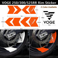 Xe Máy Bánh Xe Miếng Dán Hub Vành Sọc Băng Decal Cho VOGE 250 300RR 525RR
