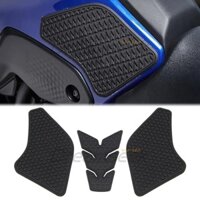Xe Máy Bình Nhiên Liệu Miếng Lót Bên Miếng Dán Cho Yamaha MT-07 21-24 Đầu Gối Cầm Lực Kéo Chống Trơn Trượt Decal Bảo Vệ Cao Su Đen