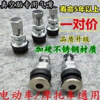 Xe Máy Chân Không Lốp Van Xe Điện Chân Không Lốp Vòi Phun Inox Thẳng 161 Vòi Phun Sắt 1.3