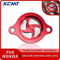Xe Máy CNC Lọc Dầu Nắp Dành Cho Xe Honda CRF250R CRF450R CRF 250R 450R Bụi Bẩn Xe Đạp Phần