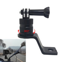 Xe Máy CNC Nhôm 360 Xoay Lắp Đặt Cho Gopro Hero 12 11 10 9 8 7 6 5 4 SJCAM Sj4000 Xiaomi Yi EKEN Camera Chuyển Động