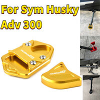 Xe Máy CNC Phóng To Tấm Hỗ Trợ Bên Bàn Đạp Thêm Cho SYM Husky adv 300 Chân Đế Phóng To Chân Miếng Lót Phụ Kiện