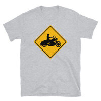 Xe máy Crossing Xing Touring Bike Cafe Racer Áo thun Unisex tay ngắn