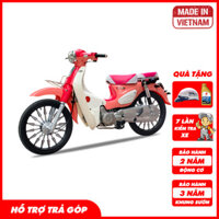XE MÁY CUB TAYA SMILE 50CC VÀNH ĐÚC - hồng