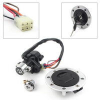 Xe Máy Đánh Lửa Công Tắc Lắp Ráp Nhiên Liệu Nắp Khí Khóa Ghế Chìa Khóa Dành Cho Suzuki TL1000 R GS500 SV650 GSF1200 RGV250