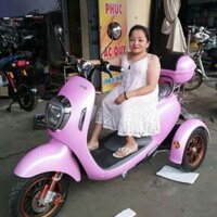 Xe máy điện 3 bánh đẹp cho người khuyết tật