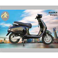 Xe máy điện  ASUKA Vespa - 2 thắng đĩa - Đèn lục giác - Bảo hành 2 năm -Siêu tiết kiệm -Giá tốt nhất