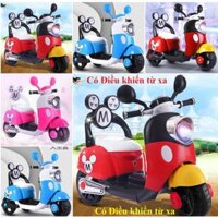 Xe Máy Điện Cho Bé Gái Mickey (Hlw-6688) (Đặt Hàng Báo Trước 2 Tiếng)