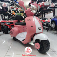 Xe máy điện cho bé gái vespa 3279, 1-4 tuổi