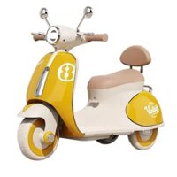Xe máy điện cho bé V618 || Xe Vespa điện cho bé Bình Minh - Vĩnh Long