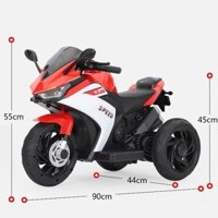 XE MÁY ĐIỆN CHO BÉ - XE MOTO CHO BÉ R3  - KIỂU DÁNG THỂ THAO BẢO HÀNG 12 THÁNG