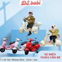 Xe máy điện cho bé, xe vespa điện cho bé, xe điện cho bé điều khiển từ xa mới nhất