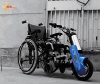 Xe máy điện kéo xe lăn Handbike cho người khuyết tật bản cao cấp 400W quốc tế