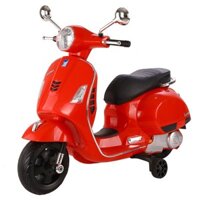 Xe máy điện moto 3 bánh Vespa TS-H6588 cho bé đạp ga vận động ngoài trời (Xanh-Hồng-Đỏ-Trắng)
