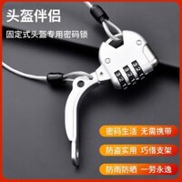Xe Máy Điện Mũ Bảo Hiểm Khóa Mũ Bảo Hiểm Chống Trộm Tiện Dụng Dụng Cụ Kết Hợp Khóa Móc Điện Khóa Xe Đạp Leo Núi Chống-