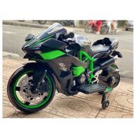 Xe máy điện Ninja H2R siêu thể thao đồ chơi cho bé tự lái