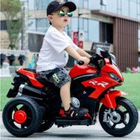 Xe máy điện trẻ em 3 bánh RR1000 cho bé từ 1 đến 6 tuổi, xe điện cho bé HZ618 chịu tải 40kg bảo hành 6 tháng