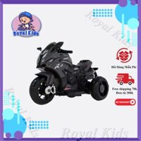 Xe máy điện trẻ em 3 bánh RR1000 cao cấp kèm sạc điện xe điện cho bé HZ618 chịu tải 40kg Royal Kids