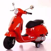 Xe máy điện trẻ em Vecpa Q618 2-8 tuổi chạy điện ắc quy, có bàn chân ga