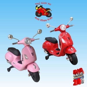 Xe máy điện trẻ em Vespa Q618