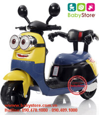 Xe máy điện trẻ em Vespa Minion 9988 (Kiểu dáng Minon, BH 01 năm)