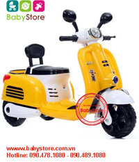 Xe máy điện trẻ em Vespa Minion 888 (Xe có cốp sau, BH 01 năm)