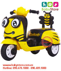 Xe máy điện trẻ em Vespa Beeline 9166 (Hình chú ong xinh xắn, BH 1 năm)