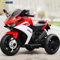 Xe máy điện trẻ em, xe moto điện SPEED cho bé phân khối lớn 2 màu BBT Global BBT-1100