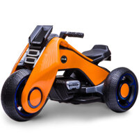 Xe máy điện trẻ em, xe moto điện cho bé có kết nối Bluetooth TILO KIDS TLK-9999 - MÀU CAM