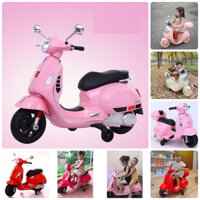 Xe máy điện Vespa cao cấp - có đèn + nhạc cho bé Q618/Q518/618