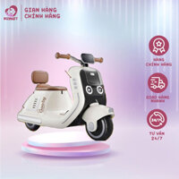 Xe máy điện Vespa cho bé, xe máy Vespa chỗ ngồi SIZE LỚN hàng cao cấp (quà tặng bỉm Gooby)