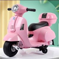 Xe Máy Điện Vespa Cho bé - Xe Máy Điện Trẻ Em Có Sử Dụng Chân Ga Q-518 Cao Cấp