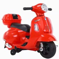 Xe Máy Điện Vespa Cho bé - Xe Máy Điện Trẻ Em Có Sử Dụng Chân Ga Q-518 Cao Cấp