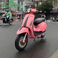 Xe máy điện Vespa cũ màu hồng – Sang trọng, tiết kiệm, giá chỉ 6.800.000đ