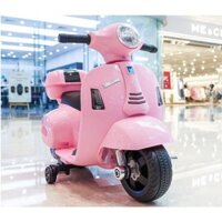 Xe máy điện Vespa trẻ em có nhạc có đèn cho bé từ 1-4 tuổi