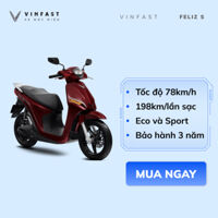 Xe máy điện VinFast Feliz S - Đỏ tươi
